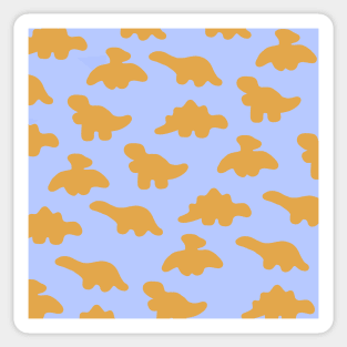 Dino Nuggies (Dark Blue) Sticker